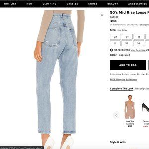 Agolde 90s Mid Rise Loose Fit